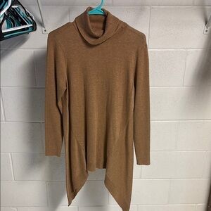 Chico's Tan Turtleneck Sweater